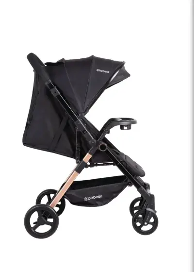 Coche de Paseo Bebesit Negro Compacto - miniatura 3
