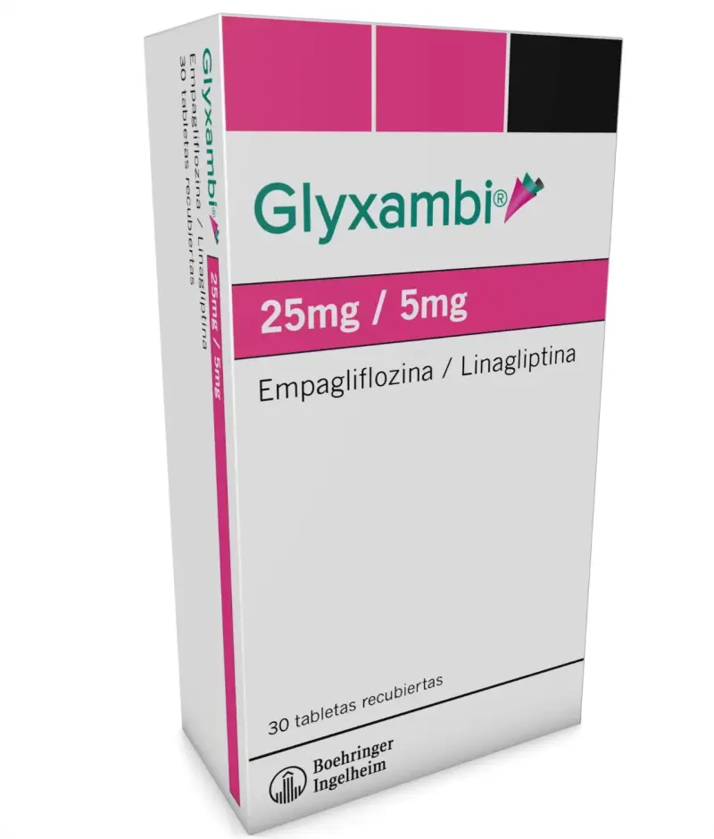 Caja Glyxambi 25mg/5mg 30 tab + 10 de REGALO