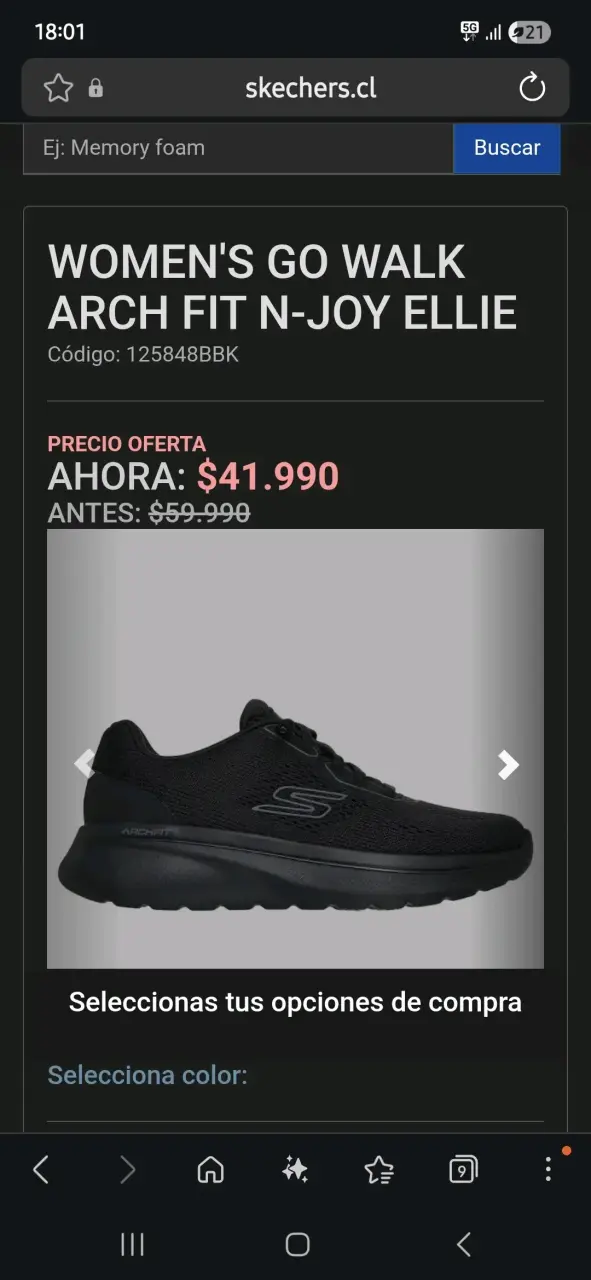 Zapatillas deportivas negras Skechers Arch Fit - 2