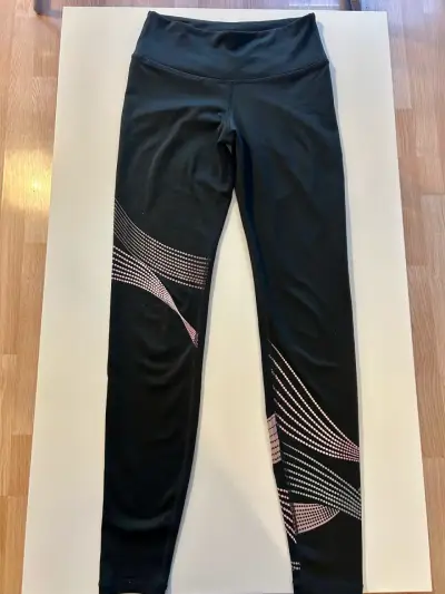 Leggings deportivos negros con diseño H&M - miniatura 1