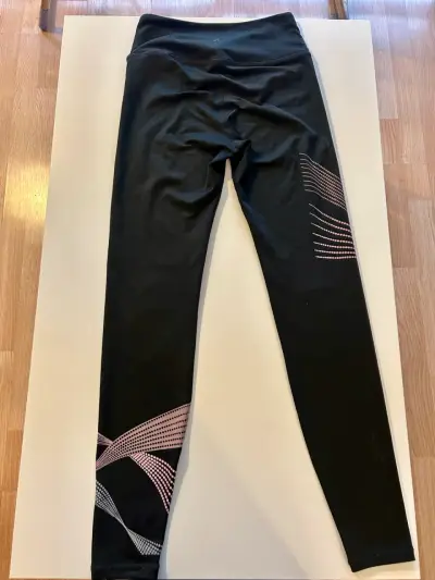 Leggings deportivos negros con diseño H&M - miniatura 2