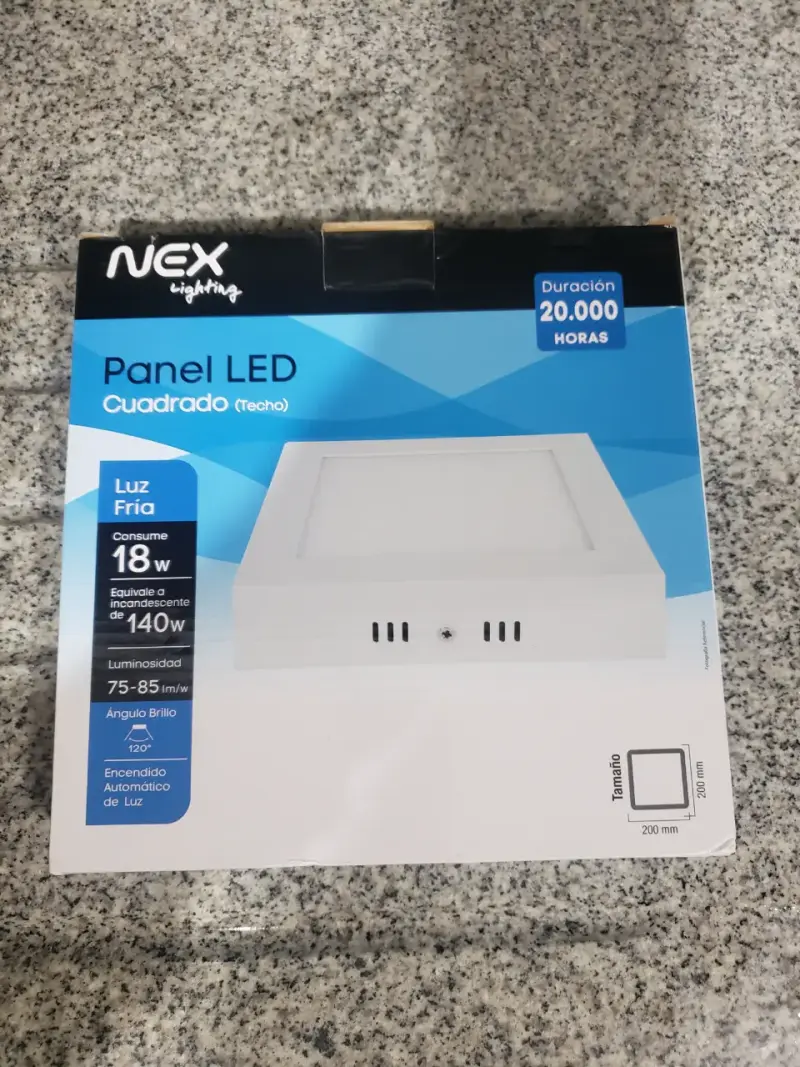 Panel LED cuadrado Nex Lighting 18W
