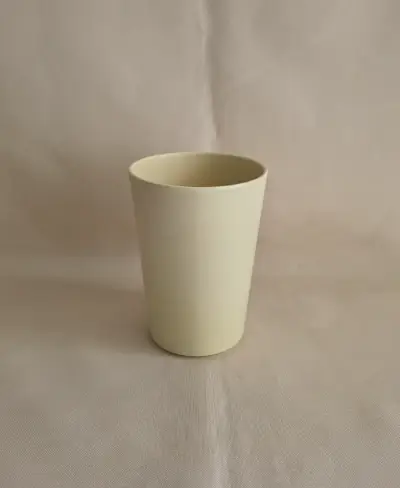 Vaso Vintage Melamina Beige Fab. Chilena Shyf - miniatura 1