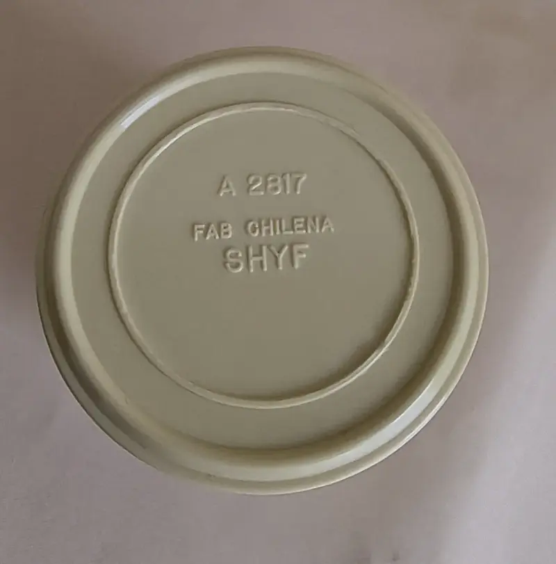 Vaso Vintage Melamina Beige Fab. Chilena Shyf - 3