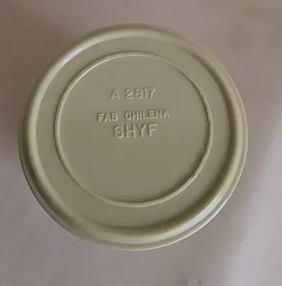 Vaso Vintage Melamina Beige Fab. Chilena Shyf - miniatura 3