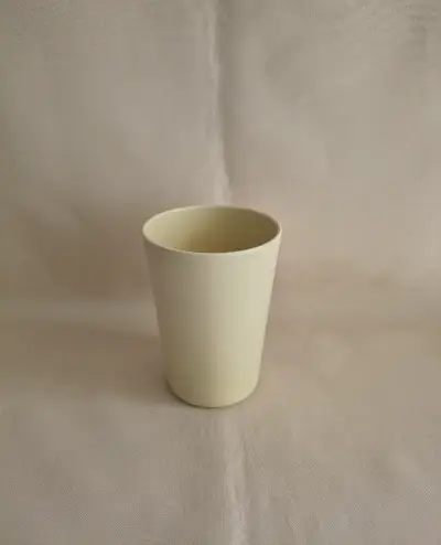 Vaso Vintage Melamina Beige Fab. Chilena Shyf - miniatura 4