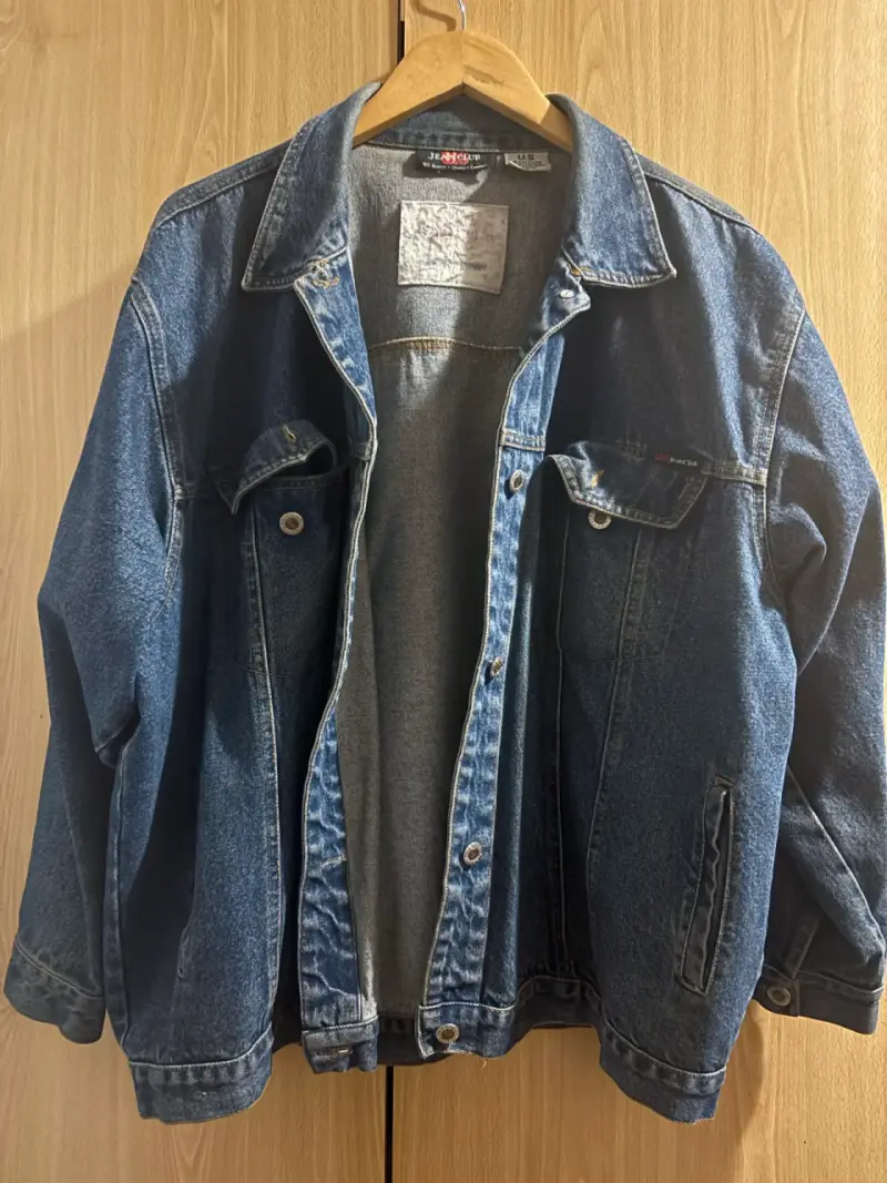 Chaqueta de mezclilla Jean Club azul - 1