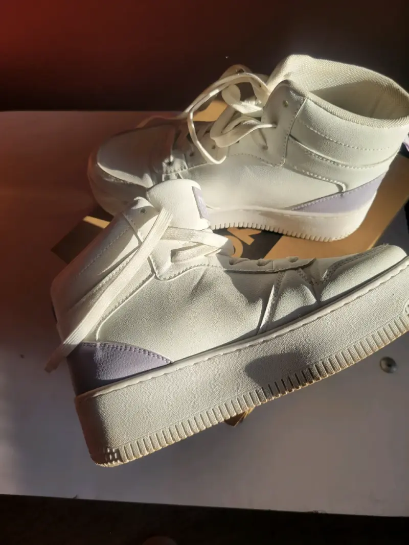 Zapatillas blancas de caña alta North Star - 2