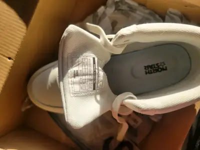 Zapatillas blancas de caña alta North Star - miniatura 3