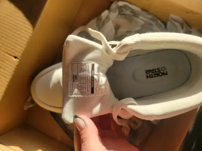 Zapatillas blancas de caña alta North Star - miniatura 4
