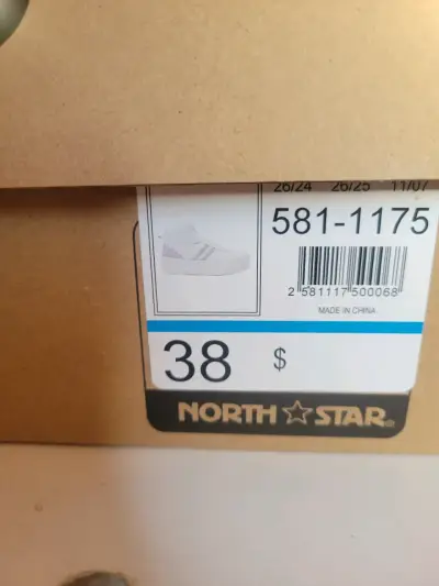 Zapatillas blancas de caña alta North Star - miniatura 6