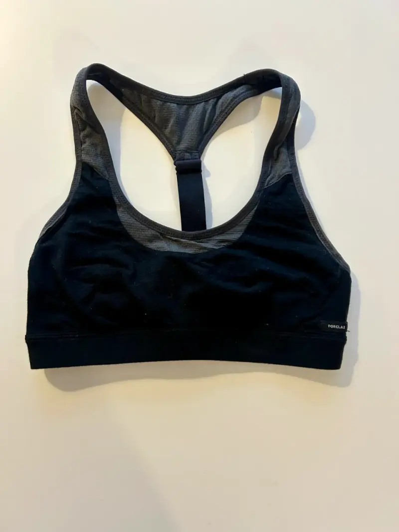 Top deportivo negro para mujer Forclaz - 1