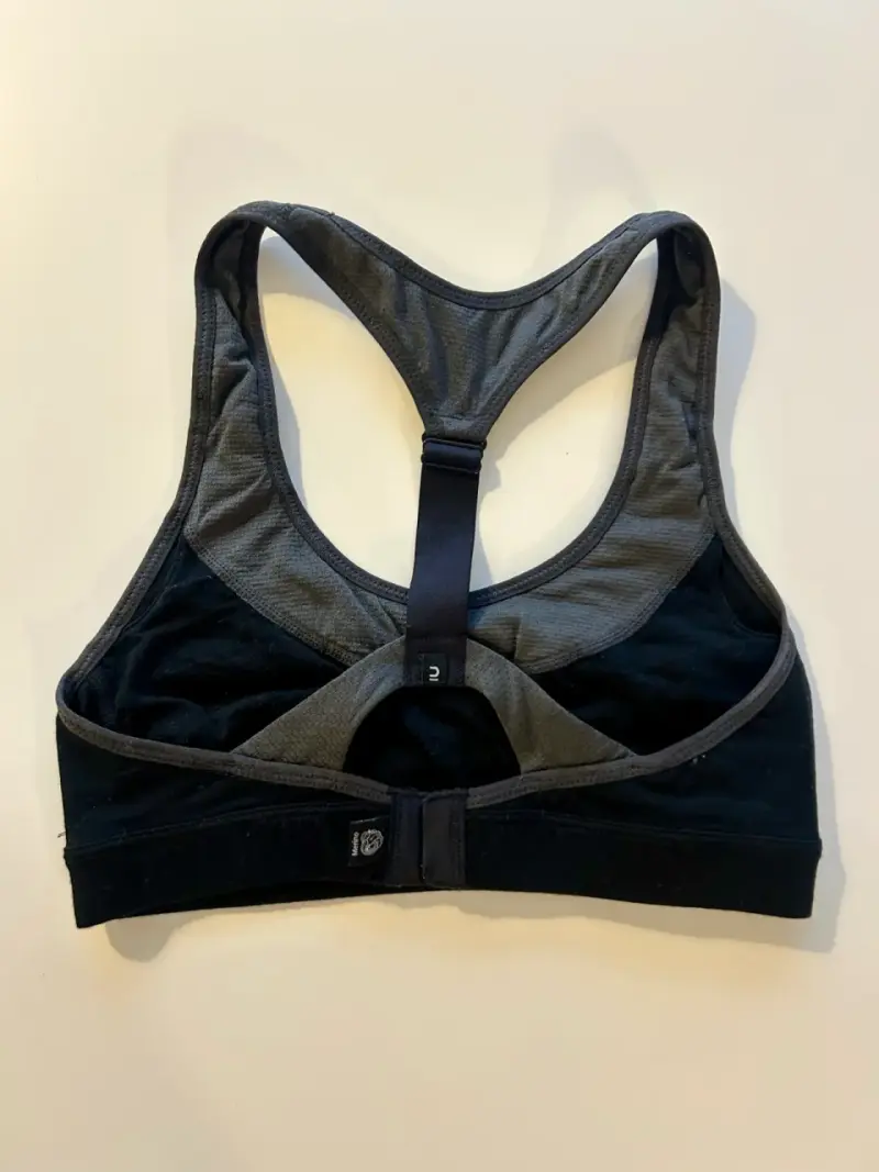Top deportivo negro para mujer Forclaz - 2