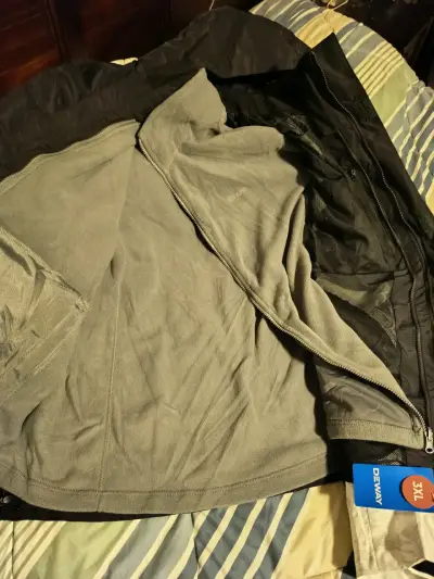 Chaqueta impermeable con forro polar Deway 3XL - miniatura 1