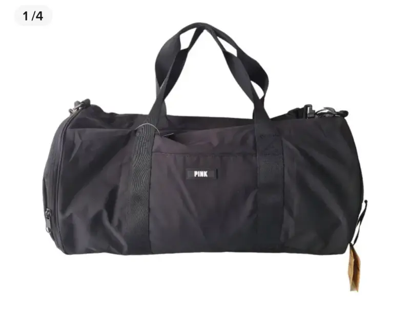 Bolso deportivo negro Pink nuevo con etiqueta - 4