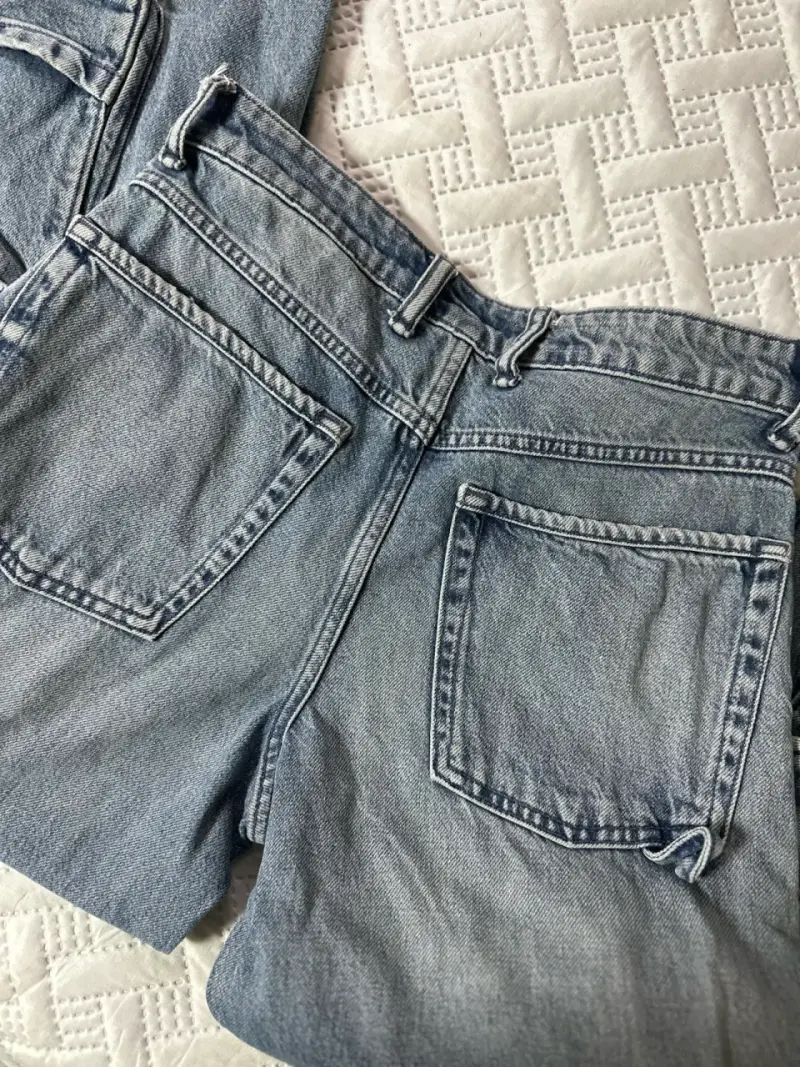 Jeans cargo azul claro Zara para mujer - 4