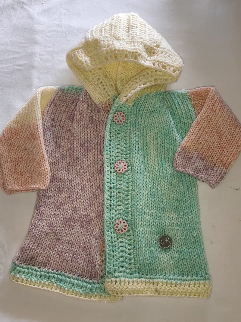 Conjunto de ropa tejida para bebé en varios colores - 6