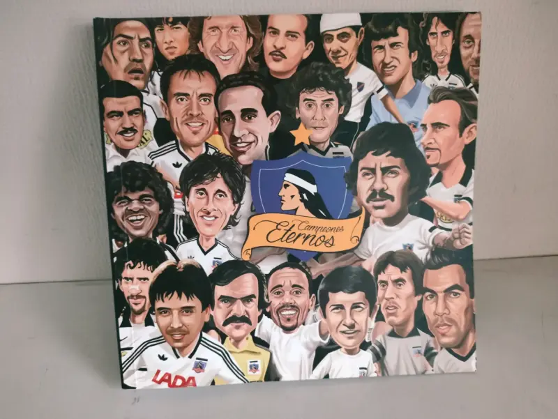 Libro ilustrado Campeones Eternos de fútbol chilen - 1