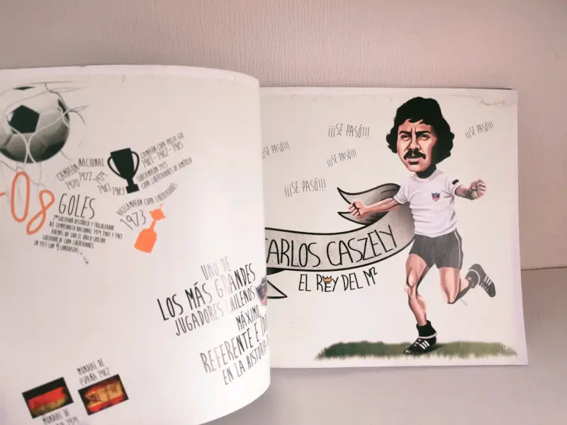 Libro ilustrado Campeones Eternos de fútbol chilen - 2