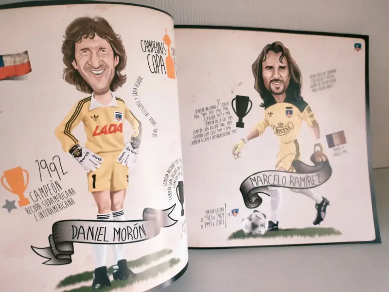 Libro ilustrado Campeones Eternos de fútbol chilen - 3
