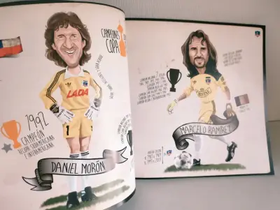 Libro ilustrado Campeones Eternos de fútbol chilen - miniatura 3