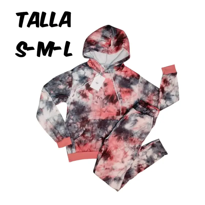 Conjunto deportivo tie-dye para mujer en varios colores - 2