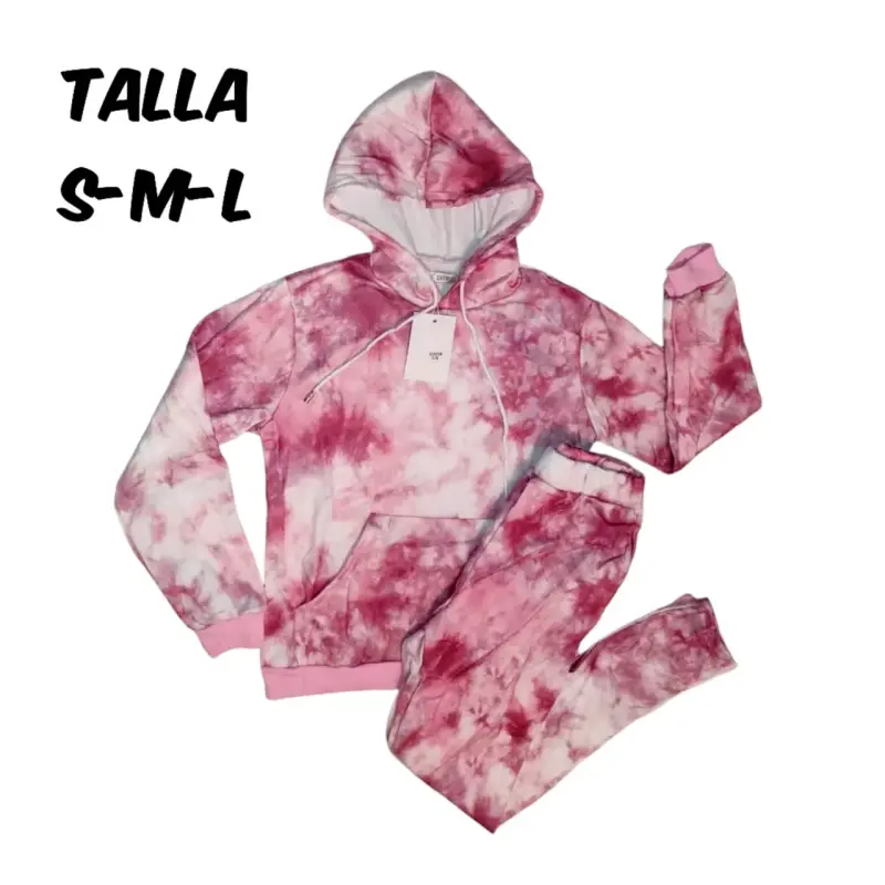 Conjunto deportivo tie-dye para mujer en varios colores - 3