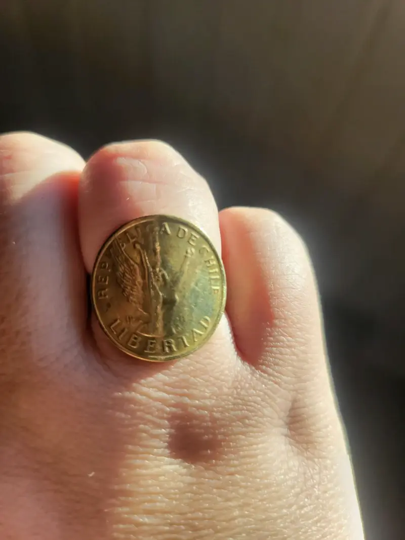 Conjunto de joyería con monedas chilenas - 2