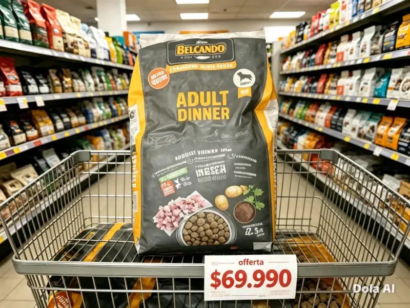 Alimento para perros adultos Belcando Adult Dinner 2.5 kg - 1