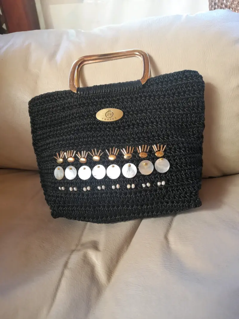 Bolso de cuero natural con diseño animal print - 3
