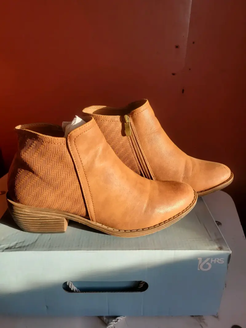 Botines de cuero marrón Dakota para mujer - 1