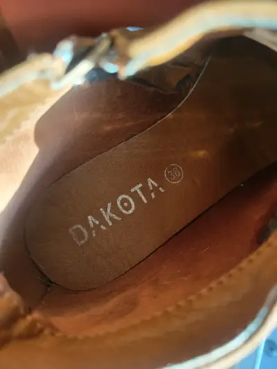 Botines de cuero marrón Dakota para mujer - miniatura 4