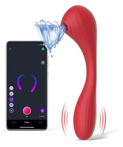 Magic Bobi Vibrador Flexible Succión y Control app - 5