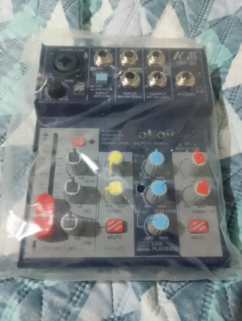Mezclador de Audio ICM UM-36 con Efectos - 2