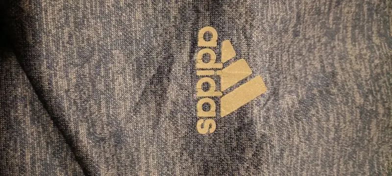 Polerón azul Adidas con rayas - 3
