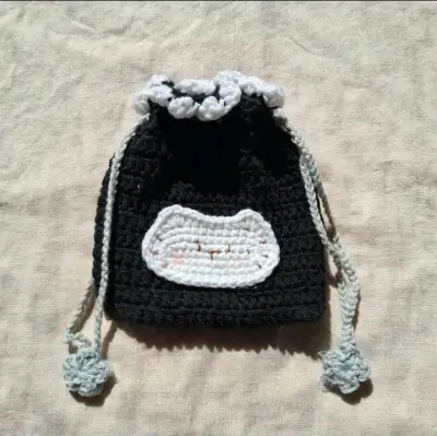 Bolsitas tejidas a crochet con diseños - miniatura 1