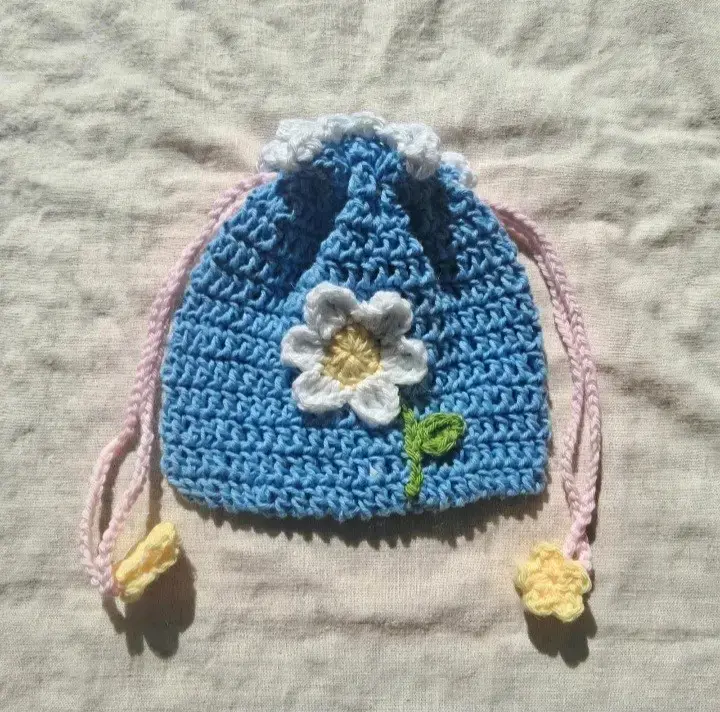 Bolsitas tejidas a crochet con diseños - 4