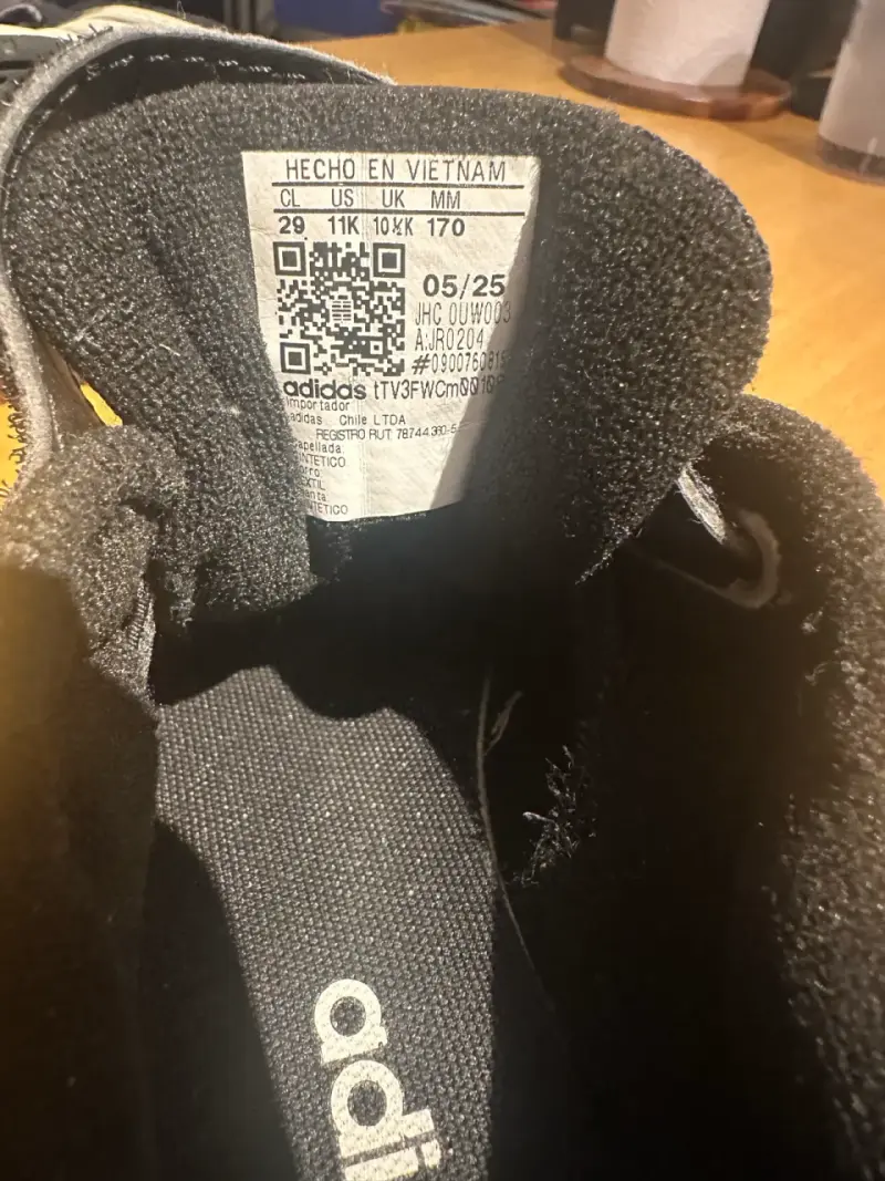 Zapatillas deportivas negras para niños Adidas - 4