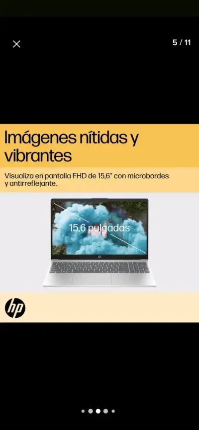 Notebook HP 15.6" FHD Ryzen 3 8GB RAM 512GB SSD - miniatura 5