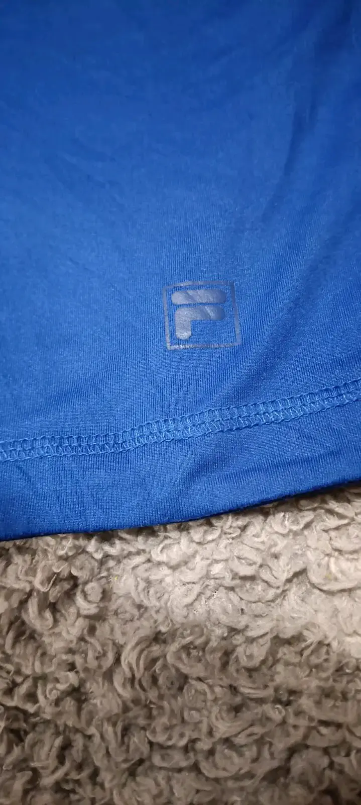 Polera deportiva azul Fila manga larga - 3