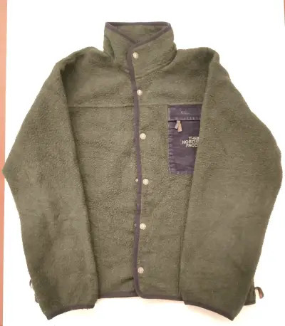 Chaqueta de lana verde The North Face para hombre - miniatura 1