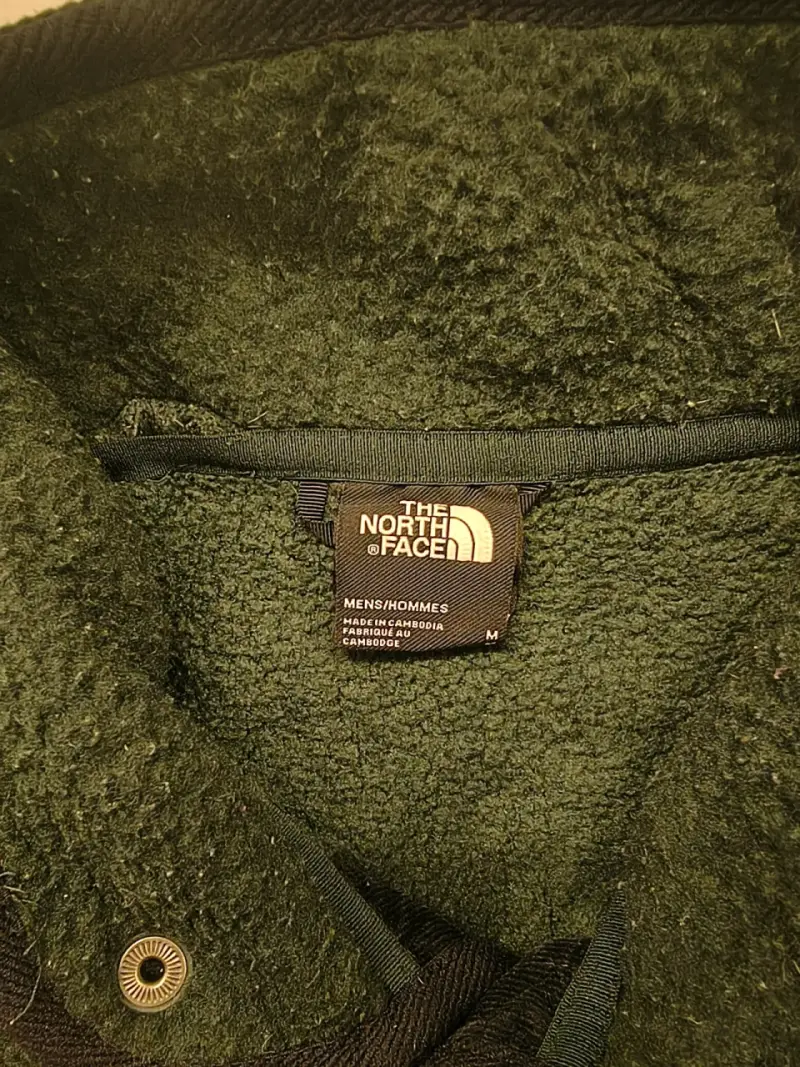 Chaqueta de lana verde The North Face para hombre - 3