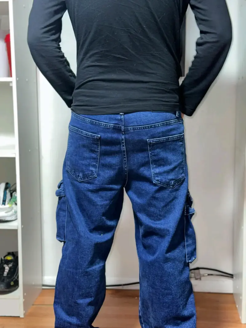 Jeans cargo recto - 3