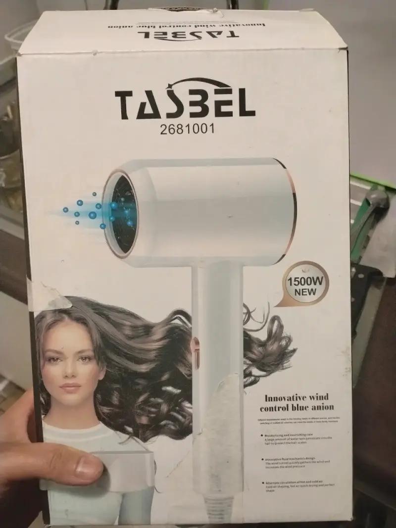 Secador de Pelo Tasbel 1500W Blanco - 2
