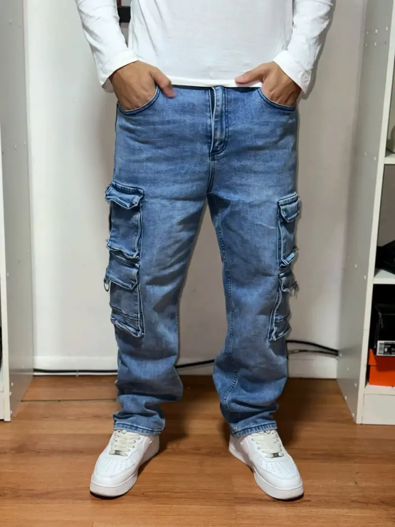 Jeans cargo Recto - 1