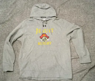 Polerón gris con capucha Under Armour - miniatura 1