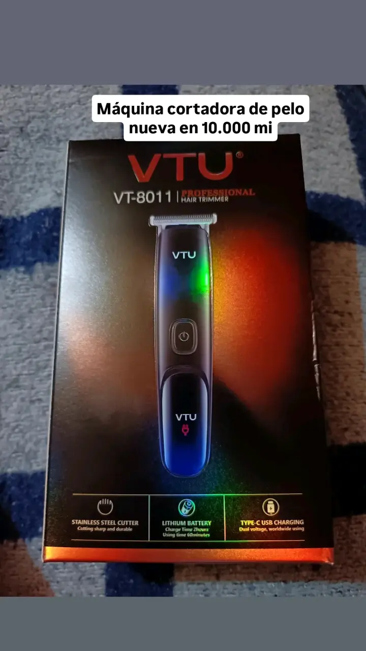 Máquina cortadora de pelo VTU VT-8011 nueva