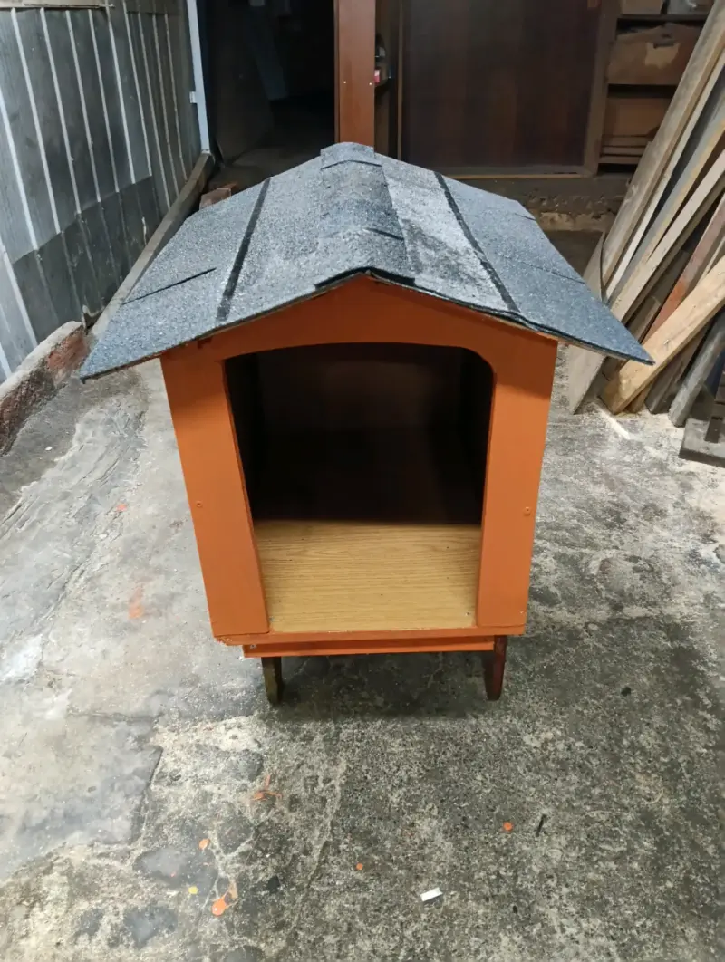 Casa de madera para perro mediana - 3