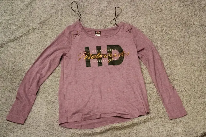 Polera Harley-Davidson palo rosa para mujer - 1