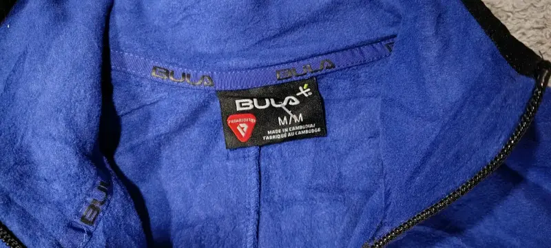 Polerom polar azul y negra Bula - 3
